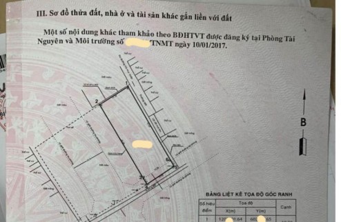 Bán đất Thạnh Lộc 27 Phường Thạnh Lộc Q. 12, 1045 m2, giá giảm còn 2x tỷ